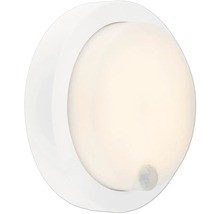 Weiße Wandleuchte mit Bewegungssensor