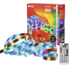 Brilo Logo LED-Streifen mit Fernbedienung und Verpackung