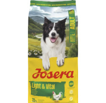 Josera Light und Vital Trockenfutter für ausgewachsene Hunde aller Größen mit Huhn