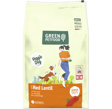 Green Petfood Veggie Dog Trockenfutter mit Roter Linse für ausgewachsene Hunde