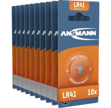 Ansmann LR41 Knopfzellen, 1,5 Volt, 10er Pack