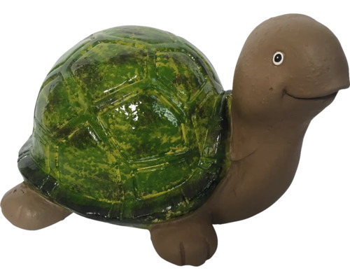 Dekofigur Lafiora Schildkröte Fiberglas 40,7 x 28 x 24,7 cm Dekorative Gartenfigur einer Schildkröte
