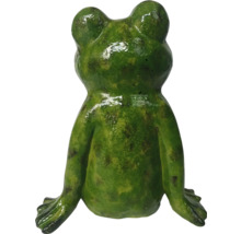 Dekorative grüne Froschfigur für den Garten