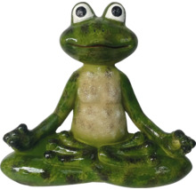 Froschfigur in Meditationshaltung für den Garten