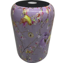 Dekorativer Hocker mit Vogel- und Blumenmuster