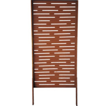 Sichtschutzelement mit horizontalen Aussparungen