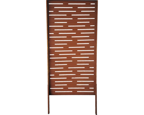 Sichtschutzelement mit horizontalen Aussparungen