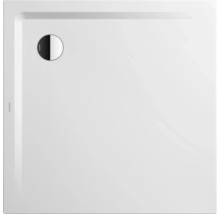 Quadratische Duschwanne mit Ablaufgarnitur