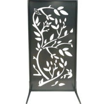 Dekoratives Sichtschutzelement mit ausgeschnittenem Baumdesign für den Garten