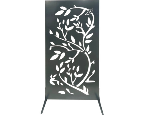 Dekorative Gartentrennwand mit Baumdesign