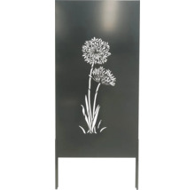 Sichtschutzelement mit Blumendesign für den Garten