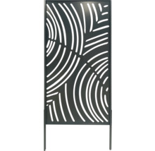 Sichtschutzzaun mit abstraktem Muster für den Garten