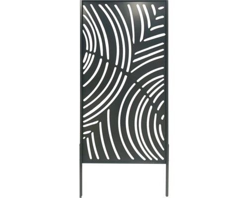 Sichtschutzzaun mit abstraktem Muster für den Garten