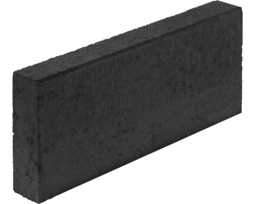Beton Rasenbordstein anthrazit einseitg gefast 50 cm x 5 cm x 20 cm Bordstein aus Beton