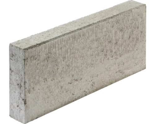 Beton Rasenbordstein grau einseitg gefast 50 cm x 5 cm x 20 cm Beton Bordstein für den Garten- und Landschaftsbau