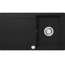 Spüle aus Verbundmaterial mit Abtropffläche und Ablaufgarnitur