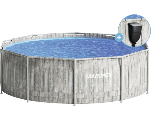 Marimex Frame Pool mit Holzverkleidung und Skimmer