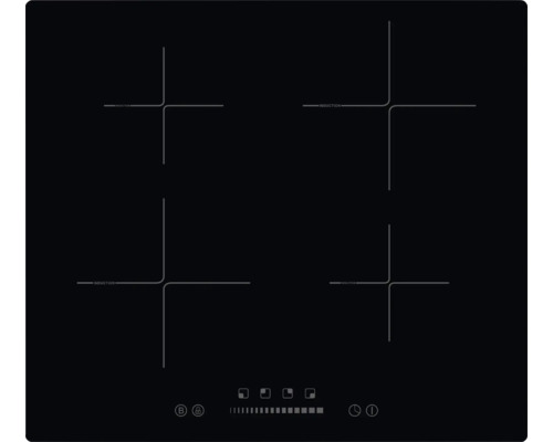 Induktionskochfeld mit vier Kochzonen