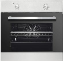 Einbaubackofen mit Bedienknöpfen und Garraum