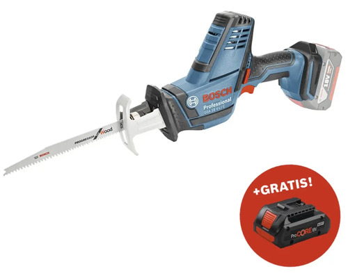 Bosch Professional Akku-Säbelsäge mit zusätzlichem Akku