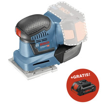 Bosch GSS 18V-10 Akku-Schwingschleifer mit zusätzlichem Akku