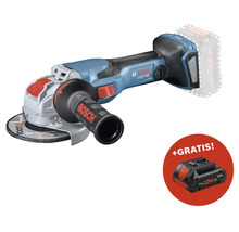 Akkubetriebener Winkelschleifer mit Zusatzakku von Bosch