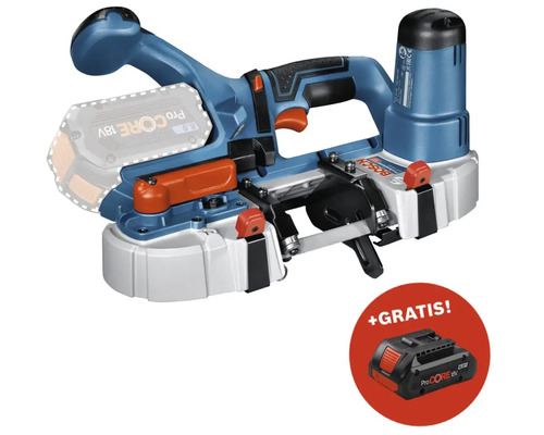 Bosch Akku-Bandsäge mit zusätzlichem Akku