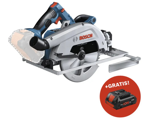 Akku-Handkreissäge Bosch Connectivity GKS 18V-68 GC BITURBO + GRATIS Zugabeartikel Akkupack Bosch Professional ProCORE18V 4.0Ah Bosch Akku-Handkreissäge mit Gratis-Akkupack