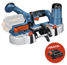 Bosch Akku-Bandsäge mit zusätzlichem Akku