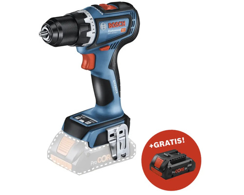Akku-Bohrschrauber Bosch Professional GSR 18V-90 C inkl. L-BOXX 136 + GRATIS Zugabeartikel Akkupack Bosch Professional ProCORE18V 4.0Ah Akkuschrauber von Bosch Professional mit zusätzlichem Akku