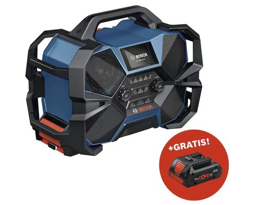 Bosch Baustellenradio mit Akku gratis