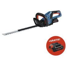 Akkubetriebene Heckenschere mit kostenlosem Akku