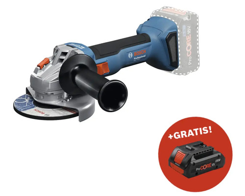 Bosch Professional Akku-Winkelschleifer mit Gratis-Akku