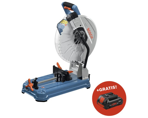 Metalltrennschleifer mit Bosch Logo und gratis Akku