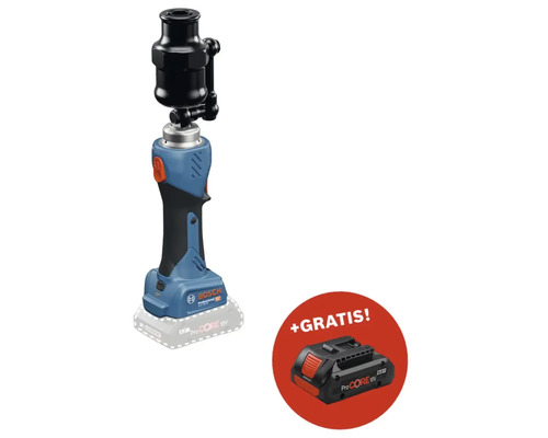 Akku-Presswerkzeug Bosch Professional GLH 18V-60 + GRATIS Zugabeartikel Akkupack Bosch Professional ProCORE18V 4.0Ah Bosch Akku-Rohrpressmaschine mit zusätzlichem Akku