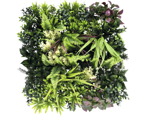 Künstliche Pflanzenwand Thallo fly 38 x 38 cm Künstliche Pflanzenwand mit verschiedenen Grünsorten