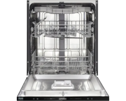 Geöffneter Geschirrspüler mit Geschirrkörben