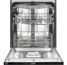 Innenansicht eines Geschirrspülers mit Ober- und Unterkorb