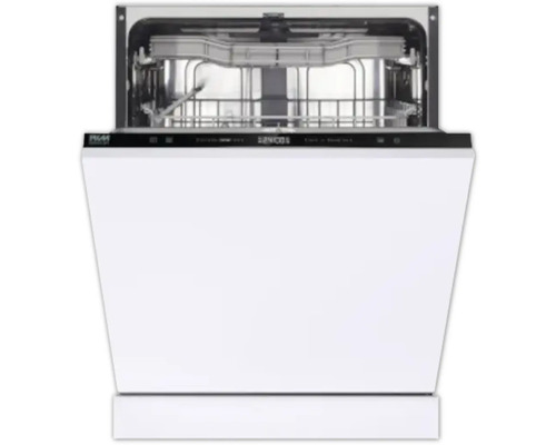 Geöffneter Geschirrspüler mit Einbaufront