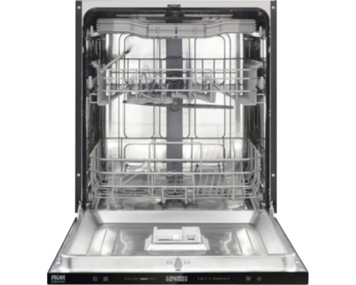 Geöffneter Geschirrspüler mit Geschirrkörben