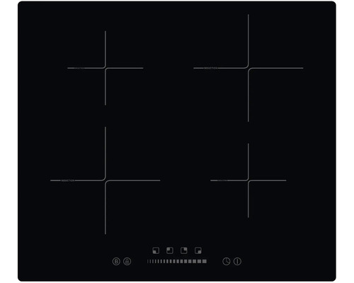 Induktionskochfeld mit vier Kochzonen