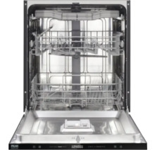 Geöffneter Geschirrspüler mit zwei Spülkörben