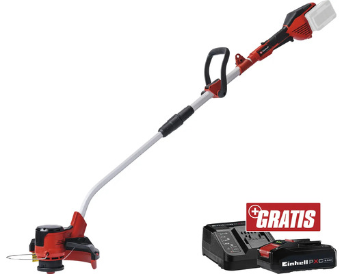 Akku Rasentrimmer Einhell Power-X-Chance GE-CT 36/30 Li + GRATIS Akku 18 V 3,0 Ah Einhell Akku-Rasentrimmer mit Akku und Ladegerät