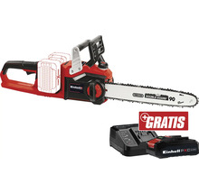 Akkubetriebene Kettensäge mit Ladegerät und Akku von Einhell