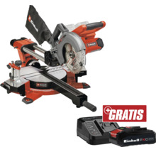 Kapp- und Gehrungssäge mit Akku, Ladegerät und Gratis-Aktion
