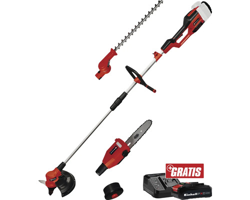 Akku Multitool Einhell Power X-Change GT GE-LM 36/4in1 + GRATIS Zugabeartikel PXC Starter-Kit 18V 2,5 Ah Einhell Akku-Multifunktionswerkzeug mit Akku und Ladegerät