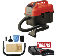 Einhell Akku-Nass Trockensauger mit Zubehör und Einhell Logo