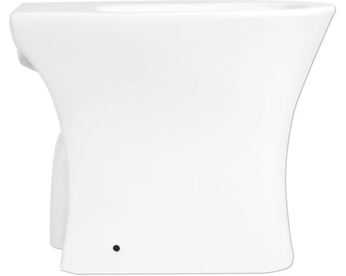 Wand-Tiefspül-WC aus Keramik mit glatter Oberfläche für das Badezimmer.