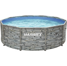 Marimex Frame Pool mit Steinoptik und Stahlrahmen