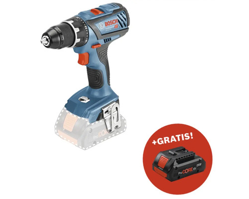 Akku-Bohrschrauber Bosch Professional GSR 18V-55 + GRATIS Zugabeartikel Akkupack Bosch Professional ProCORE18V 4.0Ah Akkuschrauber mit zusätzlichem Akku